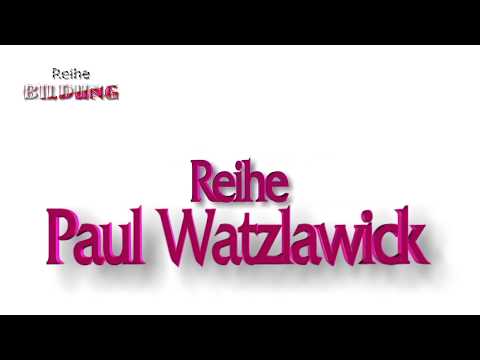 RWF TV | Reihe Prof. Dr. Paul Watzlawick | "Die Geschichte mit dem Hammer“ mit Paul Watzlawick