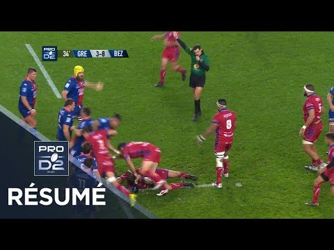 PRO D2 - Résumé Grenoble-Béziers: 25-18 - J10 - Saison 2019/2020