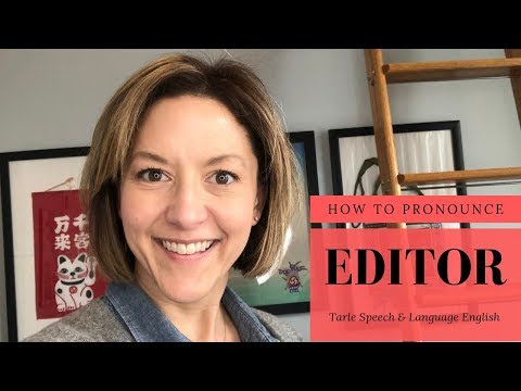 Learn to Pronounce EDITOR 🇺🇸 American 🇺🇸 English Pronunciation Lesson #learnenglish