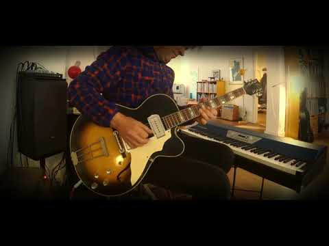 Blues mit meiner 1962er Vintage Kay K-672 Swingmaster, Barney Kessel Pickups