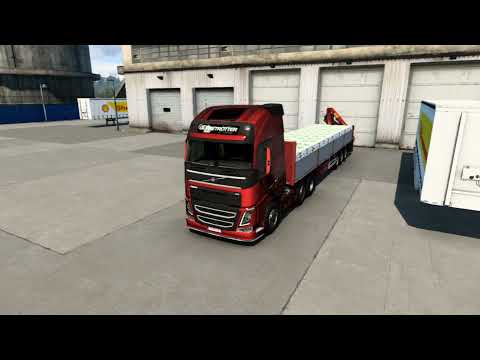 ETS 2 (1.43) New Volvo FH Globetrotter Fertilizer Delivery From Aberdeen to Carlisle