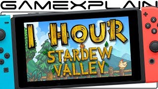 1 Hour of Stardew Valley on Nintendo Switch Gameplay