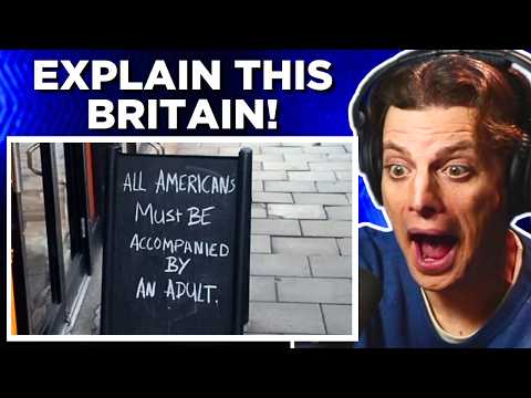 American Reacts to British Signs That Are Absolutely Unhinged!