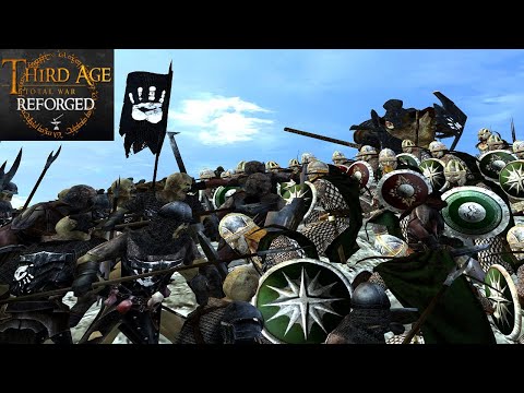 EDORAS, THE BURNING OF THE GOLDEN HALL (Siege Battle) - Third Age: Total War (Reforged)