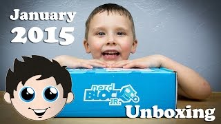 Nerd Block Jr Boys Edition January 2015 Mystery Toy Unboxing!