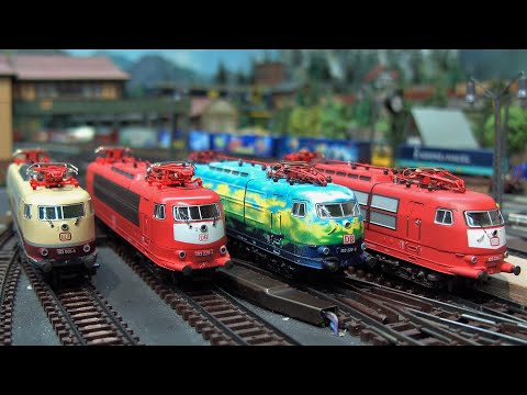 Spur N, BR103, Heute die erste von vieren.