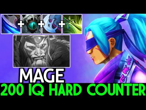 MAGE [Anti Mage] 200 IQ Plays Hard Counter Pick Wraith King 7.22 Dota 2