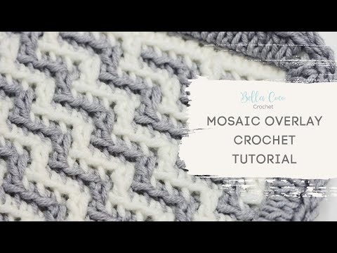 MOSAIC CROCHET | OVERLAY MOSAIC CROCHET FOR BEGINNERS | Bella Coco Crochet