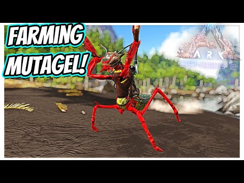 IS THIS THE BEST WAY TO FARM MUTAGEL, MANTIS TAMING!! || Ark Genesis 2 Ep 256!