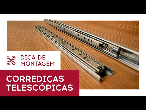 How to INSTALL a telescopic slide + tip for removing a drawer with slides