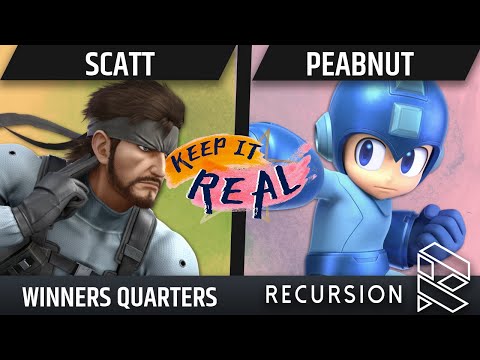 Keep It Real #1- Scatt (Snake) Vs. Peabnut (Megaman) - Winners Quarters