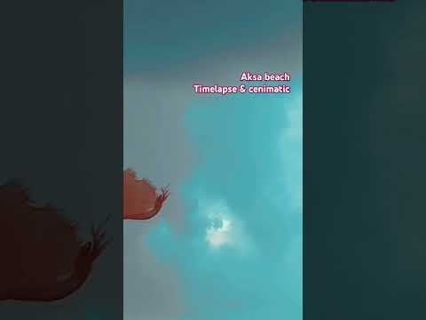 AKSA BEACH ⛱️ #travel #vlog #beach #viral #shorts