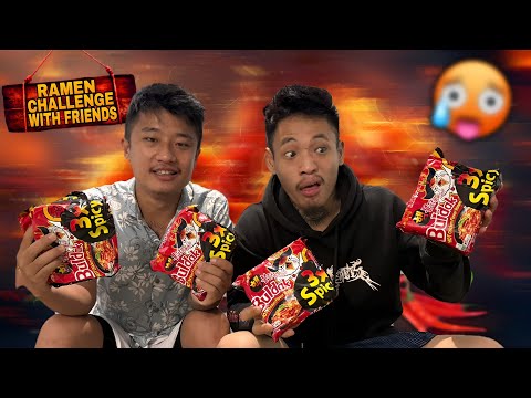 PINOL RAMEN CHALLENGE 🥵🤯|| AND RUNNING 🏃 RACE ||