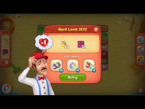 Gardenscapes Stuck Level 3572