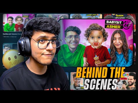 Behind the scene talks about babysitting Asher
