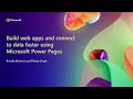 Build web apps and connect to data faster using Microsoft Power Pages