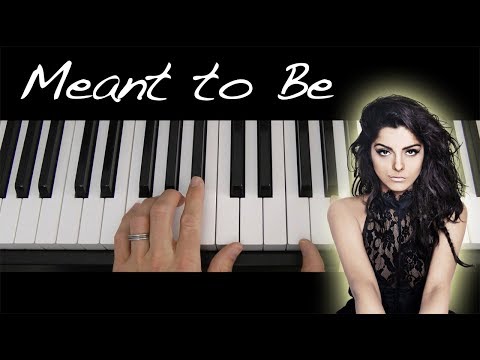 Bebe Rexha Meant to Be Piano Tutorial
