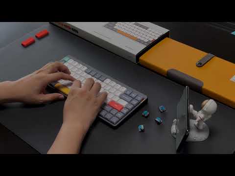 NuPhy Air75 Typing Sound Test - Gateron Red / Blue / Brown