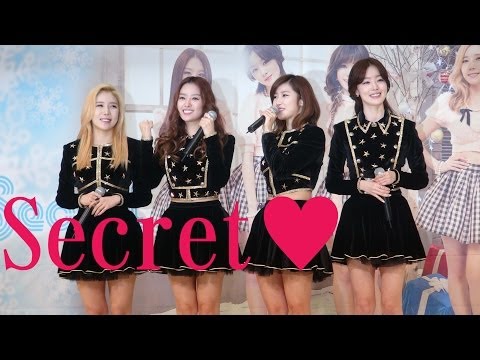 Lovely♥Sexy K-pop star "Secret" is back! Live & Message from Secret