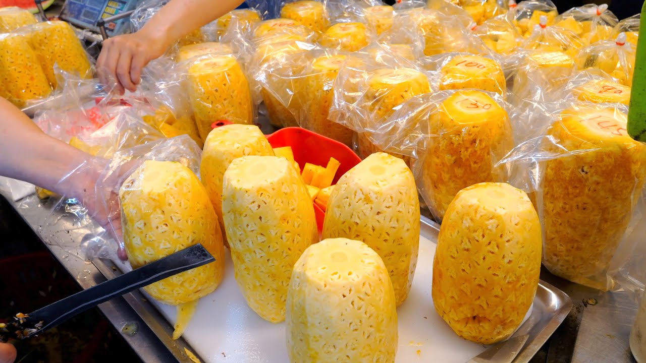 Amazing Fruits Cutting Skill ! Ice Cream, Tea Making | Taiwanese Street food