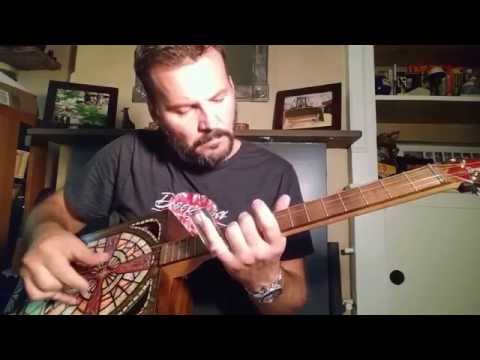 Deepseed Guitars Acoustic Demo- Handcrafted- Cigar Box Guitar Style