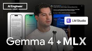 Run Gemma 4 on iPhone at 40 tok/s with MLX Swift LM