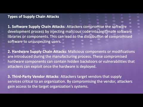 Navigating the Threat Landscape: Understanding and Defending Against Supply Chain Attacks