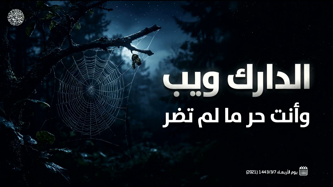 الدارك ويب وأنت حر ما لم تضر ...! 