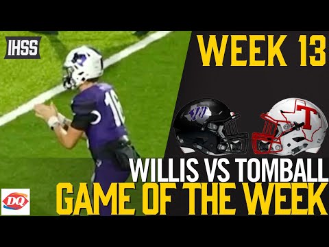 Epic Playoff Showdown: Willis vs Tomball | High School Football Highlights