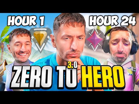 ZERO TO HERO CHALLENGE!  3.0 😱  - Von Unranked zu Immortal in 24 Stunden❓