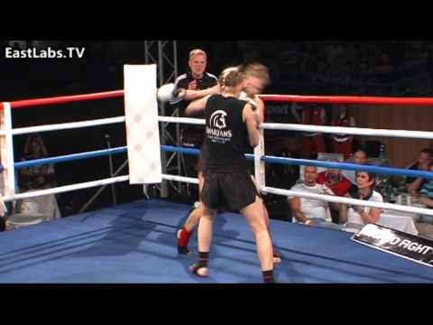 K1 Empress liga 2012, K1 ženy, Soňa VALACHOVÁ  SVK  vs Veronika PETRÍKOVÁ  SVK.mpg