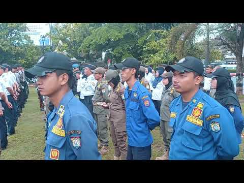 Upacara Hari Bela negara ke 77 Tahun 2025 di alun Kabupaten Kendal.
