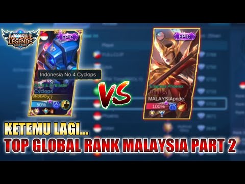 TOP GLOBAL CYCLOPS KETEMU LAWAN TOP GLOBAL RANK DARI MALAYSIA LAGI! MALAYSIA PRIDE! PART 2!!!