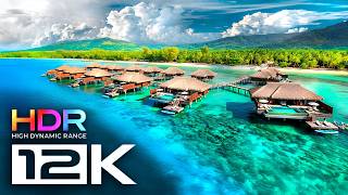 12K HDR 60FPS | World Most Beautiful Islands | Earth Travel OLED TV | Dolby Atmos • IMAX Enhanced