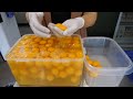Amazing Giant Size Original Taiwanese Giant Giggly Castella Cake Korean Street Food