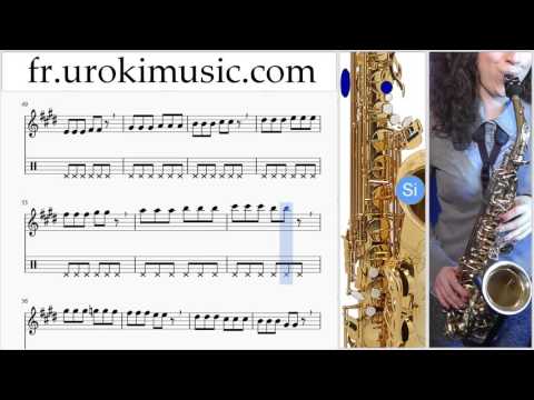 Cours de Saxophone Alto Ariana Grande Dangerous Woman Partie#1 Partitions Mélodie Сhansons Tuto Comm