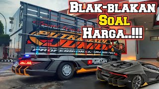 BLAK-BLAKAN SOAL HARGA⁉️ MODIF CANTER JADI REPLIKA LAMBORGHINI ORIGINAL CONCEPT SLAMET JAYA KAROSERI