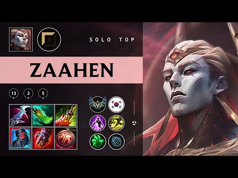 Zaahen Top vs Jax - KR Challenger Patch 25.23