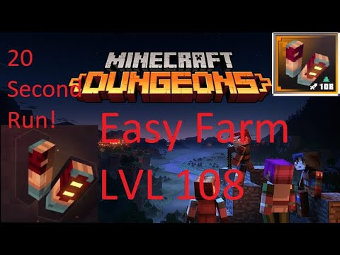 MINECRAFT DUNGEONS OBSIDIAN CHEST GLITCH! INSANE UNIQUE FARM! GET THE BEST ITEM IN THE GAME | GER