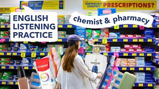 Shopping at the Chemist & Pharmacy in Australia | Real Life English Practice