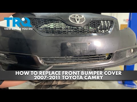 How to Replace Front Bumper Cover 2007-2011 Toyota Camry