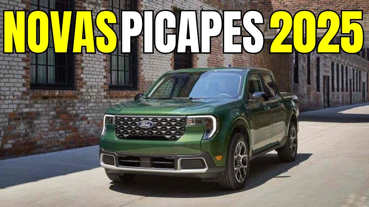 NOVO MOTOR, VISUAL IMPACTANTE: AS 5 PICAPES de 2025 que VOCÊ PRECISA CONHECER!