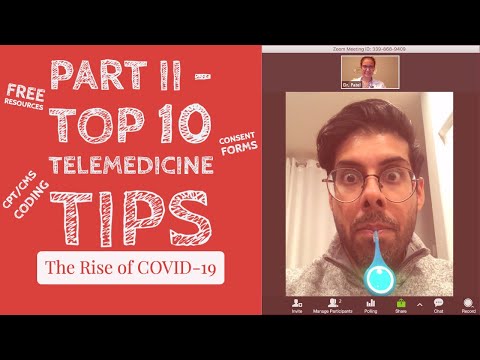 Top 10 Telemedicine Tips (Part 2) - CPT/CMS Coding & Consent