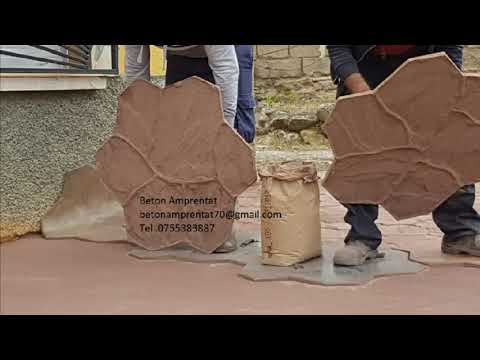 Beton Amprentat Stejărenii - Mureș Tel.0761350488 -0766543767