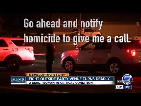 Two men killed, woman injured in east Denver parking lot shooting overnight