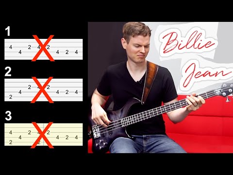 Michael Jackson - Billie Jean... Playing it the RIGHT Way?!? // BASS COVER + Play-Along Tabs
