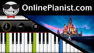 Alan Menken - Beauty and the Beast (Disney Movie Theme Song) - Piano Tutorial & Sheets Easy