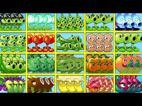 Tournament 20 PEA & PULT Plants vs Team Gravestones NOOB - PRO - HACKER! - Who Will Win?