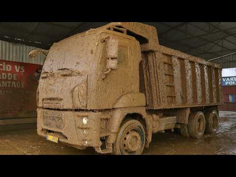 This DIRTY Truck Became Half a Ton Lighter After Washing 💩 | Satisfying ASMR
