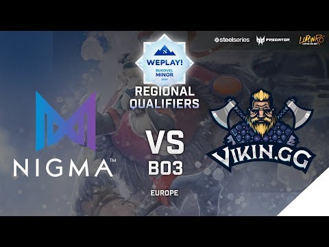Nigma vs Vikin.gg Game 1 (BO3) | WePlay! Bukovel Minor 2020 Europe Qualifier Upper Bracket Finals